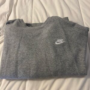 Nike Heather Gray Crewneck Sweatshirt